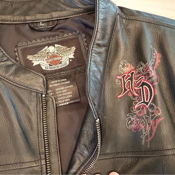 Harley Davidson Biker Jacket. - Picture 1 of 3
